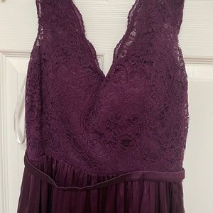 Purple bridesmaid dress